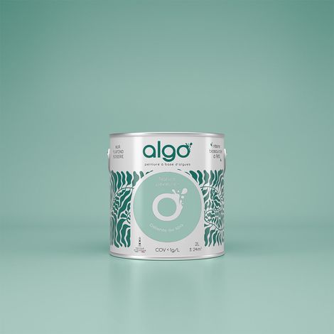 Peinture écologique Algo - Vert Détente au Spa - 0.5L / Mat (1/4)