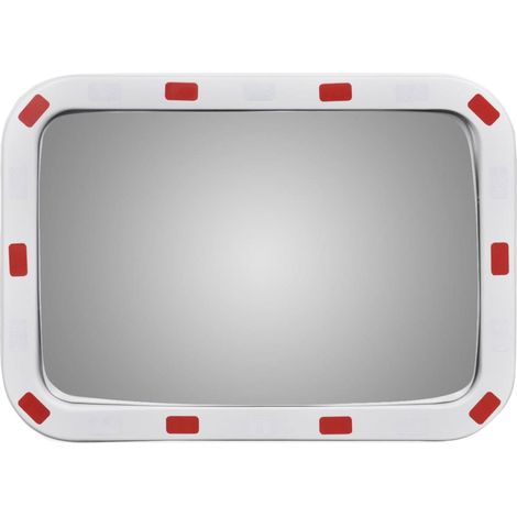Maison Exclusive - Specchio Traffico Convesso Rettangolare 40x60cm Catarifrangenti