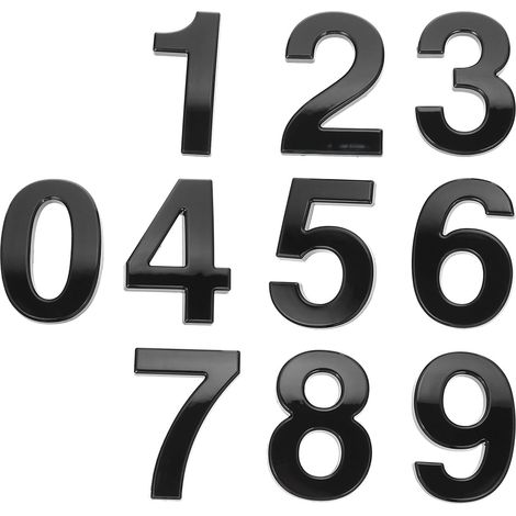 Numéros de maison autocollants GARVALON pour extérieur en (1/5)