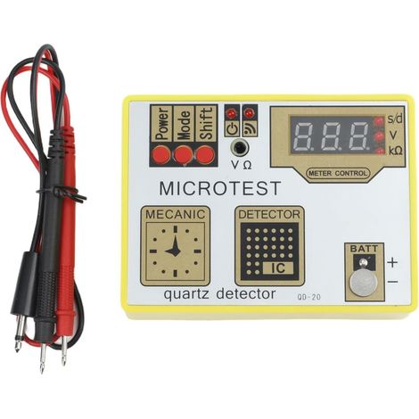 Probador de relojes de cuarzo QD20 con capacidad de detección de pulsos y desmagnetizador incorporado para una calibración precisa del tiempo. (1/5)