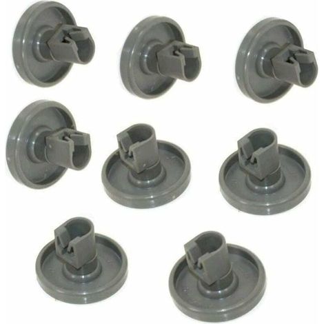 Roulettes Pour Lave-Vaisselle - Roues Inférieures De Panier - Diamètre Extérieur 4 Cm - Largeur De Roulement 8 Mm - Longueur Totale 30 Mm - Lot De 8 (1/5)