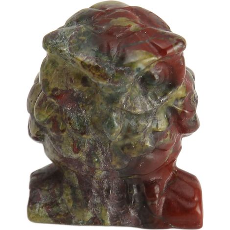 Figurine Hibou en Pierre de Chakra, Décor Zen pour Méditation, Objet Spirituel en Pierre Naturelle Type 2 (1/5)