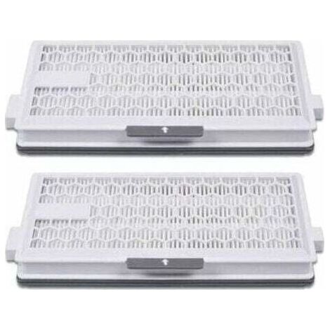 Airclean Plus 50 HEPA-Filter für die Miele Staubsauger Complete C3 Powerline, S8340 und Air Clean SF-HA 50, kompatibel mit den Modellen Complete C2, C3, Compact C1 und C2-2. 2 Ersatzteile enthalten. (1/5)