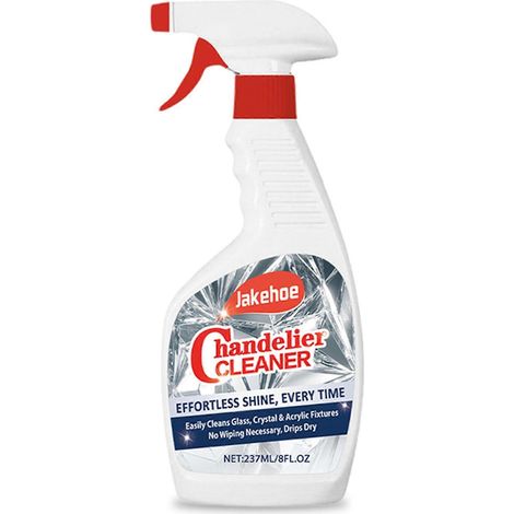 Nettoyant pour lustres en cristal étincelants, spray à séchage rapide, dépoussiérant sans essuyage, nettoyant pour vitres. Format : 1 pièce. (1/4)