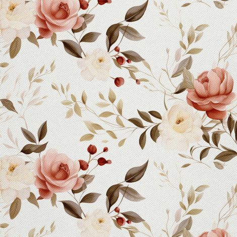 Tela decorativa para exteriores Oxford - Estampado floral - DX2134 (1/5)