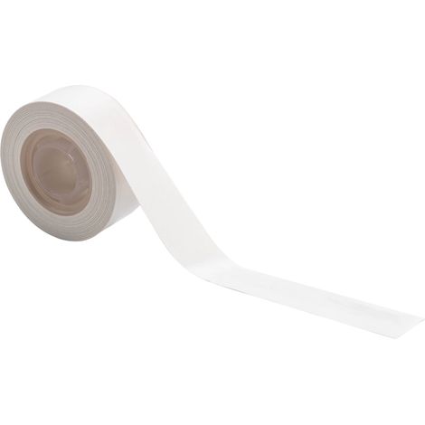 Rouleau de papier pour étiquettes thermiques AIMO pour imprimante thermique Q30 : étiquette adhésive continue, imperméable et résistante à l'huile, code-barres, prix, nom, vierge, 15 mm x 6 m, blanc (1/5)
