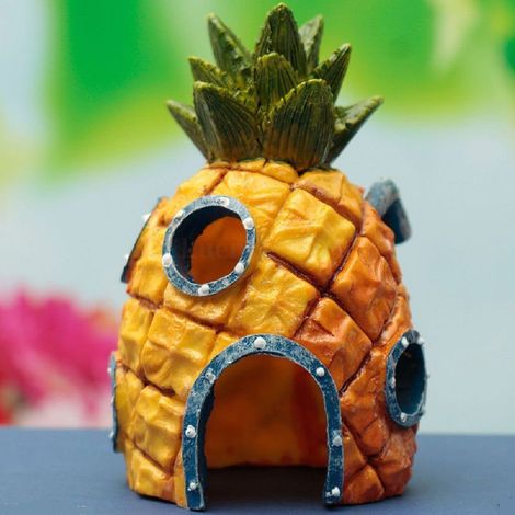 Trade Shop - Casa Casetta Di Spongebob Ornamentale Soprammobile Ananas Ornamento Bambini -
