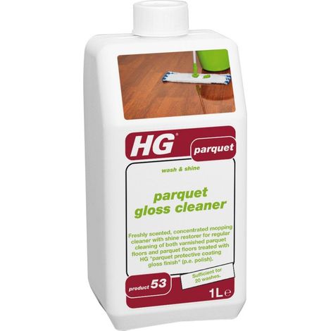 H G 467100106 Parquet Cleaner Shine Restorer 1 litre H/G467100106 (1/5)