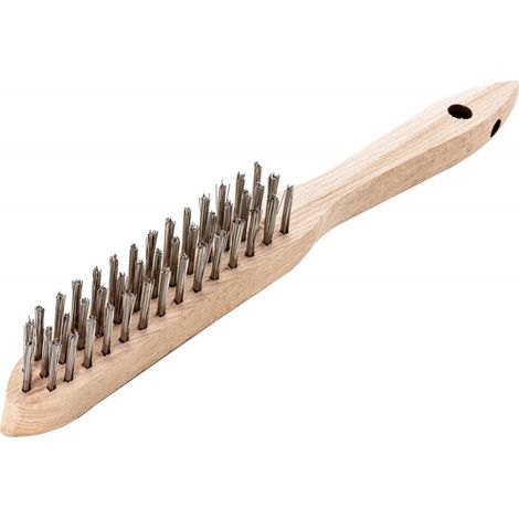 Brosse métallique acier 0,35mm 3-rangs (1/2)