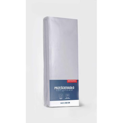 Drap housse satin 160x200 microfibre gris clair (1/4)