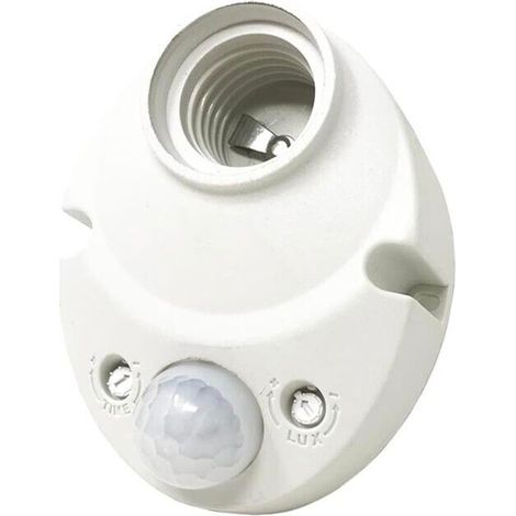 Sensore Rileva Movimento 360 Rilevatore Infrarossi Porta Lampadina E27 (1/2)