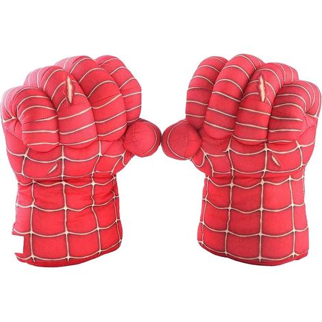 Gants d'entraînement de boxe pour enfants, gants en peluche de super-héros de dessin animé, jouets animés (1/5)