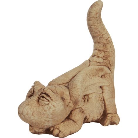 Sucette dragon en béton, figurine de jardin (1/4)