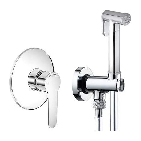 Pacchetto doccia igienica da incasso per WC con miscelatore NEW DAY, cromo
