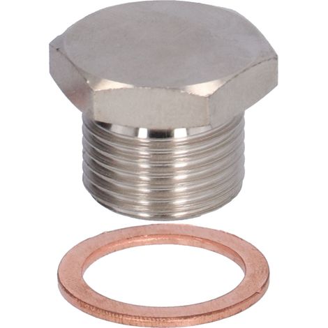 Capteur d'oxygène O2, bouchon hexagonal, fer galvanisé, matériel de fixation en Nickel, pièces automobiles M18x1, 5