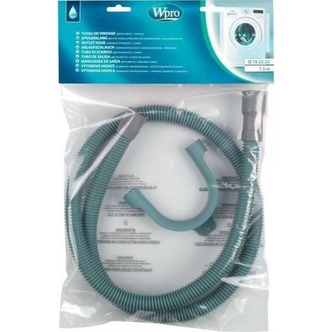 Wpro TVS154 tubo de desagüe transparente 1,5 m (1/2)