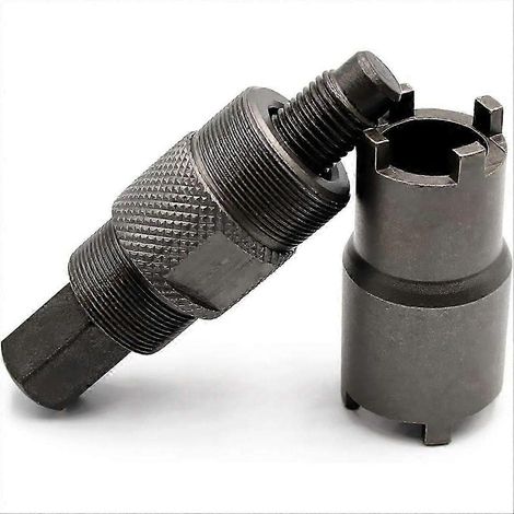 Extracteur de volant moteur 24 mm/27 mm et clé de blocage d'embrayage 20 mm/24 mm pour moteurs GY6, CG25, JH70 et SG50 (50-150 cm³). Bonne qualité. (1/5)