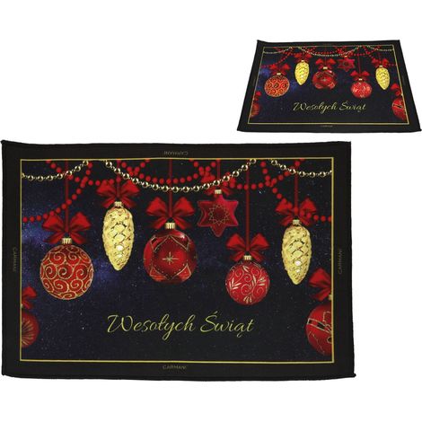 Carmani, tapis de chevet 60x40cm - Noël (1/2)
