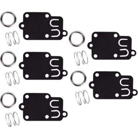 Kit Joints Membrane Carburateur - Pour Moteurs Briggs Stratton 2 Ch 5 Ch - Modèles 2700 26 27 25 38 S 37 41 57 68 50 21 K 69 07 66 221377 - 5 Pièces (1/5)