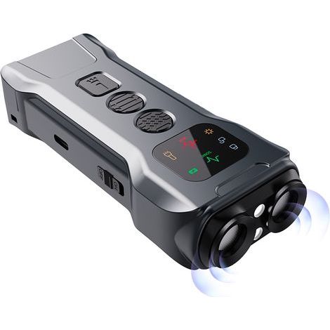 Ultraschall-Bellabwehrgerät, tragbares Bellabwehrgerät, intelligentes Hundeabwehr- und Trainingsgerät für kleine und große Hunde mit LED-Licht (1/5)
