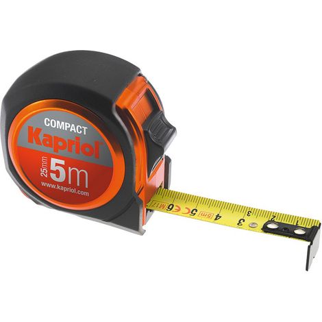 Flessometro compact larg. nastro mm. 25 lunghezza mt. 5