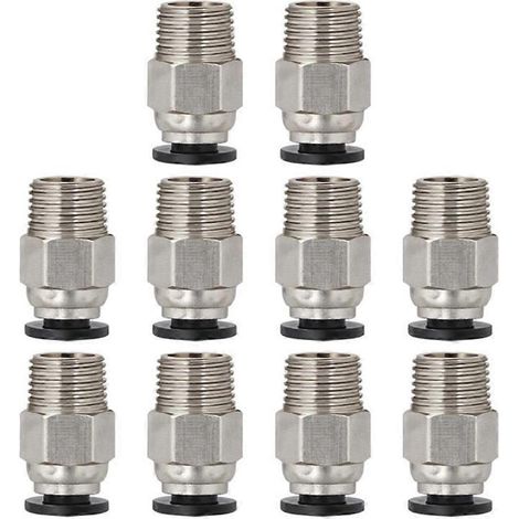 Raccord de tube pneumatique droit mâle PC4-M10 en PTFE pour imprimante 3D, compatible avec les tubes Bowden. (1/5)