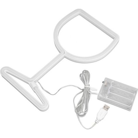 néon LED Néons double alimentation LED Source de lumière économie d'énergie Suspension puericulture veilleuse Lumière rouge (1/5)