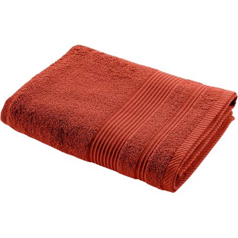 Drap de Douche "Tendresse" 70x130cm Rouge
