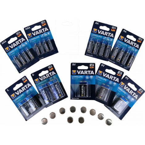 Mega Pack complet VARTA LONGLIFE Power + piles lithium