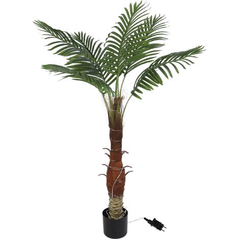 Palmier lumineux 2,95 pieds 300LED Arbre artificiel lumineux IP65 étanche Facile d'entretien Décoration de jardin Prise UE 220V (1/5)