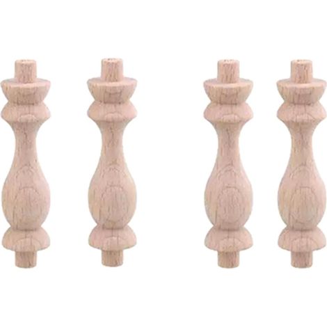 unpainted wooden axes measuring 7 6 x 1 8 cm balusters for