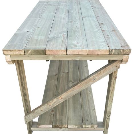 Wooden Super Heavy Duty Indoor / Outdoor Workbench , 3ft(90cm) Depth, 3ft(90cm) length,