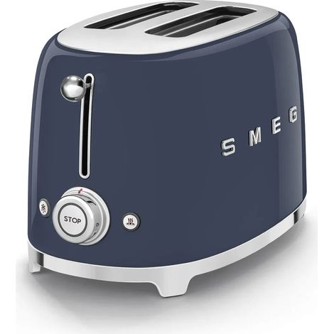 SMEG Grille-pain 2 Tranches Navy Blue Années 50 TSF01NBEU