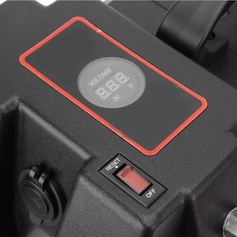 Boîtier de batterie intelligent 12 V pour camping-cars et yachts - Chargeur de batterie USB multifonctionnel avec voltmètre (les unités surdimensionnées et lourdes nécessitent un câble dédié) (1/5)