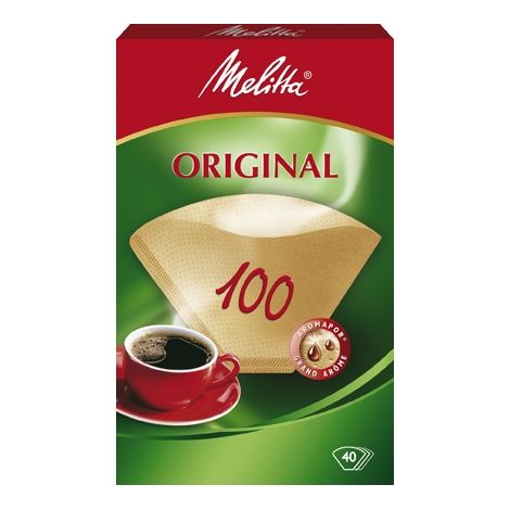 Melitta filtro per caffè marrone naturale pacco 100 filtri