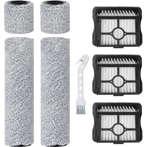 Bürstenrollen und HEPA-Filter für Eureka Staubsauger Zubehör, 2 Bürstenrollen, 3 Filter, 1 Reinigungsbürste - AUTRES (1/5)