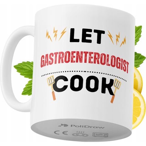 Tazza divertente e umoristica per gastroenterologo, ideale per caffè e tè, con grafica e testo divertenti. Perfetta per compleanni, onomastici e festività. Tazza premium per occasioni speciali, per ca (1/5)