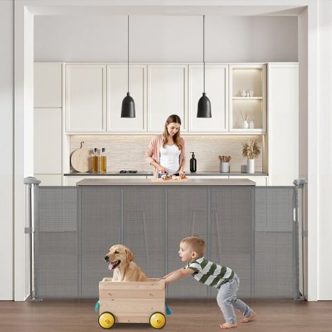 Barrière de Sécurité Extensible Jusqu’à 180 cm Hauteur 87 cm (1/5)