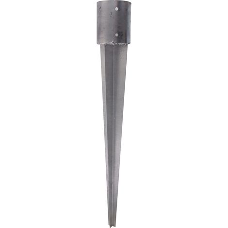 Support pointu pour poteau rond Ø12.1 x 90 cm - Par pièce