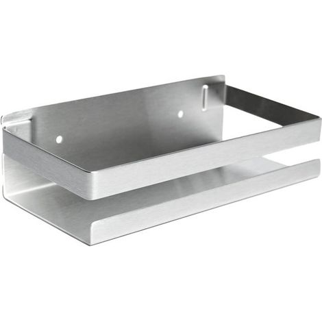 Duschablage Duschkorb Badezimmerregal Aufbewahrungsregal fürs Badezimmer Duschablage aus Edelstahl Kein Bohren erforderlich Rechteckiger aus 40 40 cm (1/5)