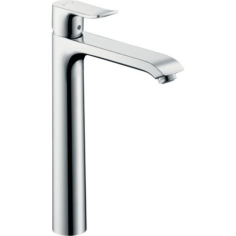 Hansgrohe Metris New - Grifo monomando de lavabo 26 cm, con desagüe, cromo 31082000