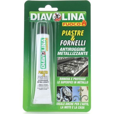 pasta antiruggine metallizzante diavolina "piastre e fornelli" in tubetto 50 gr (1/2)