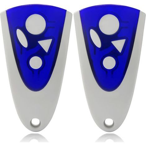 Set of 2 Novoferm garage door remote controls: Novotron 502 MAX43-2 and Novotron 512 MIX43-2, 433.92 MHz - Set of 2 universal handheld transmitters - 433 MHz (1/4)