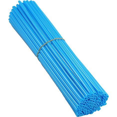 72 protections de rayons de vélo décoratives et universelles pour VTT et vélos enfants (bleu) (1/5)