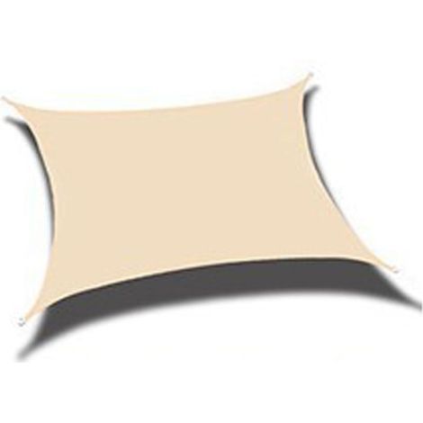 Vela ombreggiante rettangolare 4 x 3 m, pergola, telo ombreggiante per giardino, veranda, terrazza, patio, giardino e attività all'aperto (1/5)