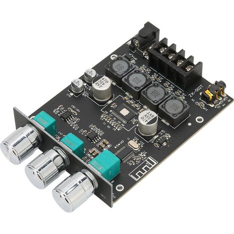 Module amplificateur Bluetooth 2 canaux haute puissance, carte réceptrice audio numérique AUX pour le contrôle des basses et des aigus (1/5)