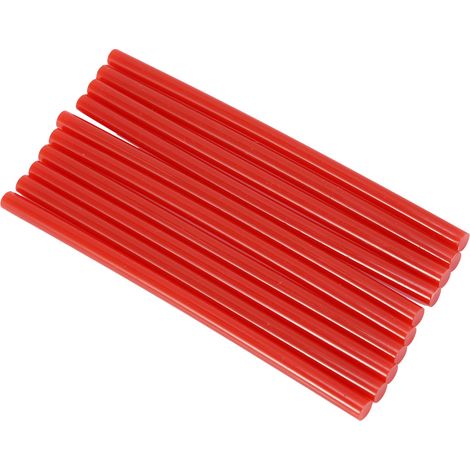10 pièces ensemble 7 150mm btons adhésifs de colle thermofusible colorée pour 20W petit pistolet électrique rouge (1/5)