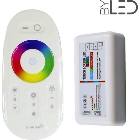 Contrôleur Rgb 12-24vdc 10amp Max 2,4ghz Fut025 (1/2)