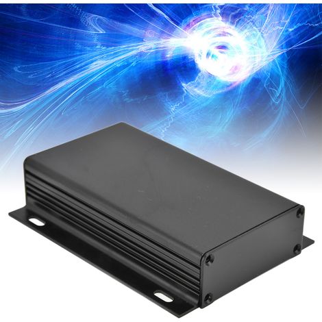 25 x 84 x 110 mm Noir sable / Boîtier plat en aluminium pour circuit imprimé, dissipation thermique, blindage en alliage d'aluminium (1/5)