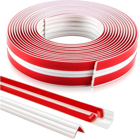 rouleaux Moulure Angle Murale – Garniture Souple Autocollante pour Coins Intérieurs et Extérieurs Mur Plafond Protection Bord 5m (1/5)